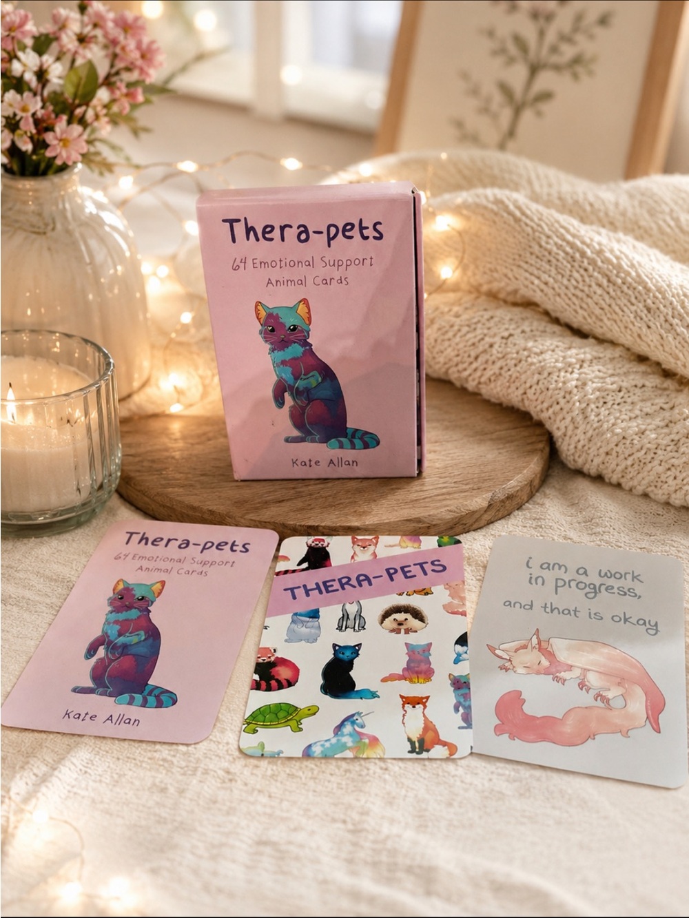 Thera-pets Emotional Support Animal Cards (Pink) -